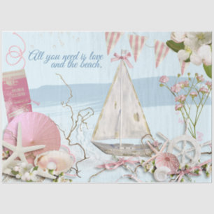 Nautical Serie Ontwerp 3 Tissuepapier