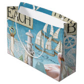 Nautical Series Design 10 Groot Cadeauzakje (Achterkant Gekanteld)