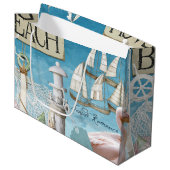 Nautical Series Design 10 Groot Cadeauzakje (Voorkant Gekanteld)