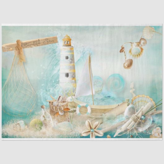 Nautical Series Design 11 Tissuepapier (Voorkant)