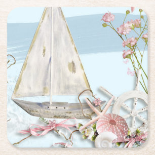 Nautical Series Design 3 Kartonnen Onderzetters
