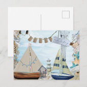 Nautical Series Design 4 Briefkaart (Voorkant / Achterkant)