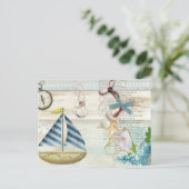 Nautical Series Design 5  Briefkaart (Staand voorkant)