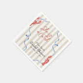 Nautical She’s a Catch Lobster Bridal Shower Servet (Hoek)