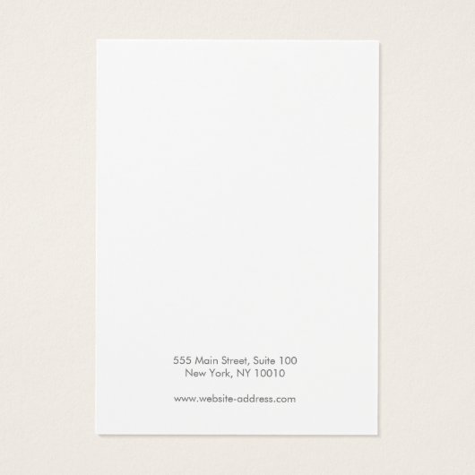 Nautical Shell Jewelry Earring Display Holder Naut Visitekaartje (Achterkant)