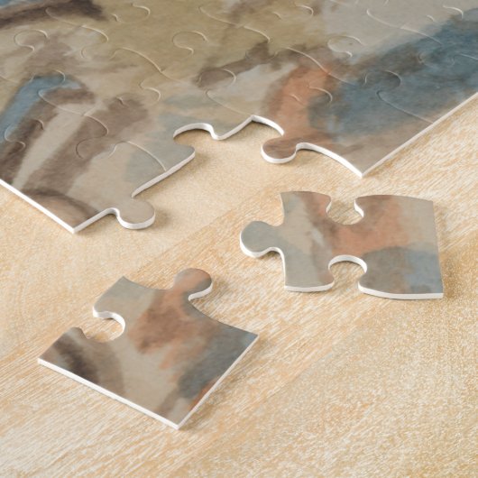 Nautical Ship Anchor on the Ground Scene Puzzle Legpuzzel (Zijkant)