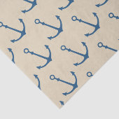 Nautical Ship Anchor Pattern Tissuepapier (Detail)
