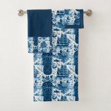 Nautical Ship and Ocean Pattern No5