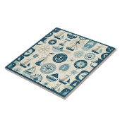 Nautical Ship and Ocean Thmed keramische kunst No1 Tegeltje (Zijkant)