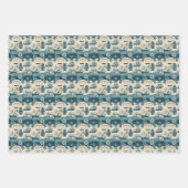 Nautical Ship and Ocean Thmed Patroon No10 Inpakpapier Vel (Voorkant 3)