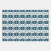 Nautical Ship and Ocean Thmed Patroon No17 Inpakpapier Vel (Voorkant 3)