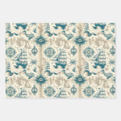 Nautical Ship and Ocean Thmed Patroon No18 Inpakpapier Vel (Voorkant 2)