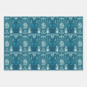 Nautical Ship and Ocean Thmed Patroon No2 Inpakpapier Vel (Voorkant)