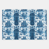 Nautical Ship and Ocean Thmed Patroon No5 Inpakpapier Vel (Voorkant 2)