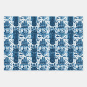 Nautical Ship and Ocean Thmed Patroon No5 Inpakpapier Vel (Voorkant)