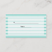 Nautical Ship Lt Blue White Stripe Escort Kaarten Plaatskaartje (Achterkant)