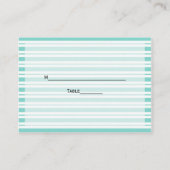 Nautical Ship Lt Blue White Stripe Escort Kaarten Plaatskaartje (Achterkant)