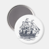 Nautical Ship Magneet (Voorkant / Achterkant)