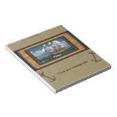 Nautical Ship Snoep Bar Wrapper Party Favor Notitieblok (Schuin)