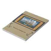 Nautical Ship Snoep Bar Wrapper Party Favor Notitieblok (Linkerzijde)