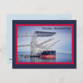 Nautical Ship Tacoma Washington Briefkaart (Voorkant / Achterkant)