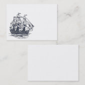 Nautical Ship Visitekaartje (Voorkant / Achterkant)