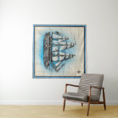Nautical Ship Wandkleed (In Situ (horizontaal))