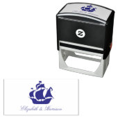 Nautical Ship Zelfinktende Stempel (In situ)