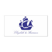 Nautical Ship Zelfinktende Stempel (Design)