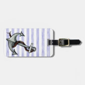 Nautical Ship's Anchor Bagagelabel (Voorkant horizontaal)