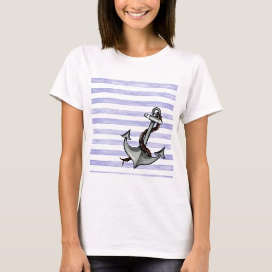 Nautical Ship's Anchor T-shirt (Voorkant)