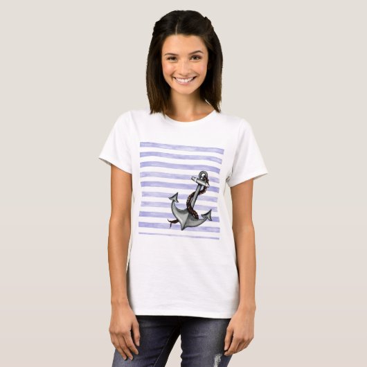 Nautical Ship's Anchor T-shirt (Voorkant volledig)