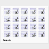 Nautical Ship's Anchor Vierkante Sticker (Vel)