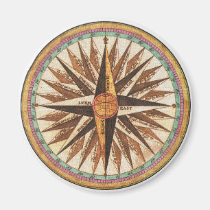 Nautical  Ship's Compass Navigator Sailing Magneet