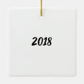 Nautical Ship's Wheel for Navigation Keramisch Ornament (Achterkant)