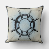  Nautical Ship's Wheel for Navigation Kussen (Voorkant)