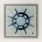  Nautical Ship's Wheel for Navigation Legpuzzel (Horizontaal)