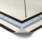 Nautical Ship's Wheel for Navigation Poster (Hoek)