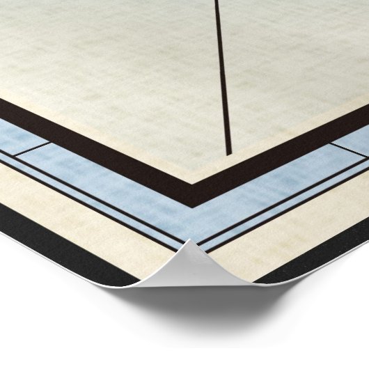  Nautical Ship's Wheel for Navigation Poster (Hoek)