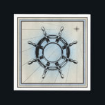 Nautical Ship's Wheel for Navigation Servet<br><div class="desc">Geweldig voor Vaderdag of verjaardag.</div>