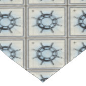 Nautical Ship's Wheel for Navigation Tafelkleed (Gekanteld)