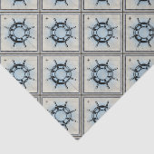  Nautical Ship's Wheel for Navigation Tissuepapier (Detail)