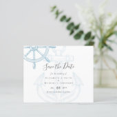 Nautical Ships Wheel Wedding (Staand voorkant)