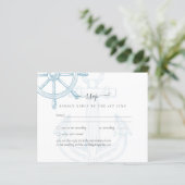 Nautical Ships Wheel Wedding (Staand voorkant)