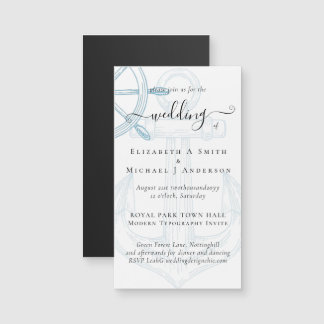 Nautical Ships Wheel Wedding