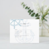 Nautical Ships Wheel Wedding (Staand voorkant)
