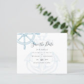Nautical Ships Wheel Wedding (Staand voorkant)