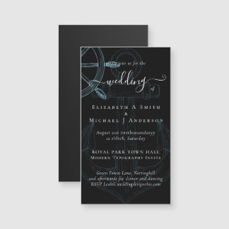 Nautical Ships Wheel Wedding