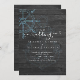 Nautical Ships Wheel Wedding