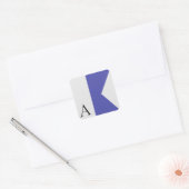 Nautical Signal Flag Alphabet Sticker (Envelop)